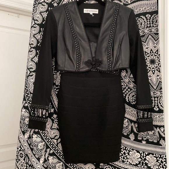 JOHN MURROUGH COUTURE Dresses & Skirts - VNTG JOHN MURROUGH COUTURE LEATHER DRESS&JACKET